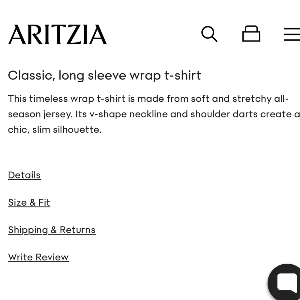 Aritzia Wilfred Free Flavia Heather Gray Long Sleeve Wrap Crop Top Baby Tee - XS - Picture 12 of 13